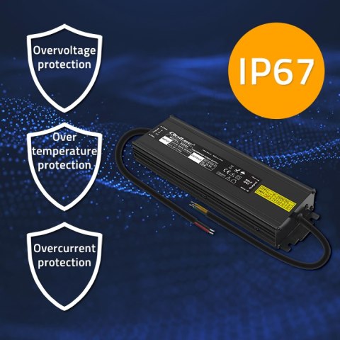 Qoltec Zasilacz impulsowy LED IP67 | 150W | 12V | 12.5A | Wodoodporny Qoltec Zasilacz impulsowy LED IP67 | 150W | 12V | 12.5A | Wodoodporny