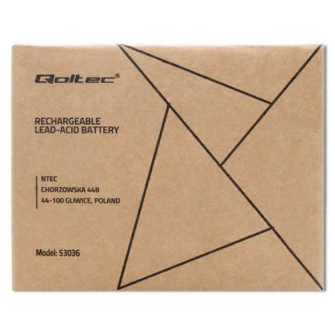 Qoltec Akumulator AGM | 12V | 24Ah | max 360A Qoltec Akumulator AGM | 12V | 24Ah | max 360A