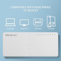 Qoltec SWITCH Przełącznik sieciowy 8 x port RJ45 | 100Mbps | Fast Ethernet | LAN