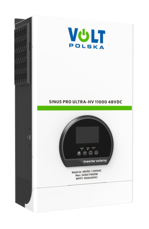 SINUS PRO ULTRA-HV 11000 48/230V (5200/11000W) + 100A MPPT (450V) INWERTER SOLARNY SINUS PRO ULTRA-HV 11000 48/230V (5200/11000W) + 100A MPPT (450V) INWERTER SOLARNY