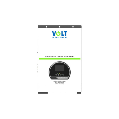 SINUS PRO ULTRA-HV 6000 24/230V (3000/6000W) + 80A MPPT (450V) INWERTER SOLARNY SINUS PRO ULTRA-HV 6000 24/230V (3000/6000W) + 80A MPPT (450V) INWERTER SOLARNY