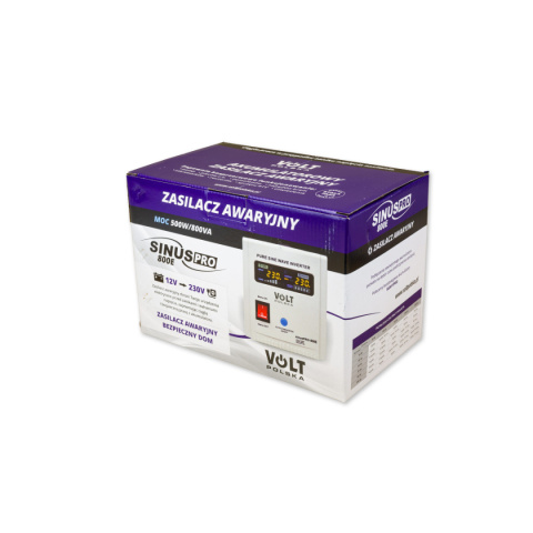 UPS Sinus Pro 800E + Akumulator VPRO 100Ah Zestaw awaryjny UPS Sinus Pro 800E + Akumulator VPRO 100Ah Zestaw awaryjny