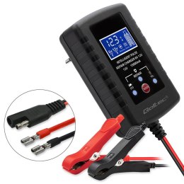 Qoltec Automatyczna ładowarka do akumulatora AGM GEL STD 6V 12V Prostownik 30W