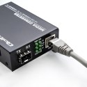 Qoltec Dwukierunkowy Media Konwerter SWITCH Ethernet 1x RJ45 1x SFP| 1000Mb/s | 5V