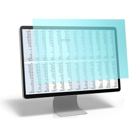 Qoltec Filtr światła niebieskiego 27" | 16:9 | Ochrona wzroku | Anti Glare | Matowy | na monitor