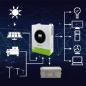 Qoltec Hybrydowy inwerter solarny Off-Grid 11000W | 160A | 48V | MPPT | BMS | Sinus | opcja Wi-Fi | Power Factor 1.0 Qoltec Hybrydowy inwerter solarny Off-Grid 11000W | 160A | 48V | MPPT | BMS | Sinus | opcja Wi-Fi | Power Factor 1.0