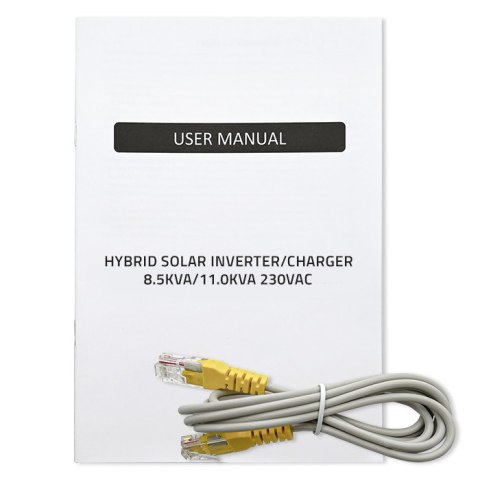 Qoltec Hybrydowy inwerter solarny Off-Grid 11000W | 160A | 48V | MPPT | BMS | Sinus | opcja Wi-Fi | Power Factor 1.0 Qoltec Hybrydowy inwerter solarny Off-Grid 11000W | 160A | 48V | MPPT | BMS | Sinus | opcja Wi-Fi | Power Factor 1.0