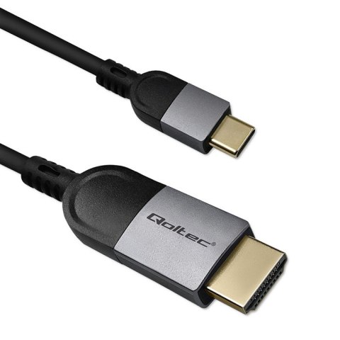 Qoltec Kabel Super high speed USB-C na HDMI 4K | 60Hz | 32AWG | 2m