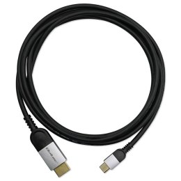 Qoltec Kabel Super high speed USB-C na HDMI 4K | 60Hz | 32AWG | 2m