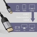 Qoltec Kabel Super high speed USB-C na HDMI 4K | 60Hz | 32AWG | 2m