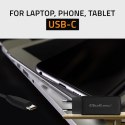 Qoltec Ładowarka sieciowa 65W GaN Super Fast | 5-20V | 3-3.25A | USB 3.1| Laptop | Smartfon | Tablet