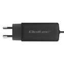 Qoltec Ładowarka sieciowa 65W GaN Super Fast | 5-20V | 3-3.25A | USB 3.1| Laptop | Smartfon | Tablet