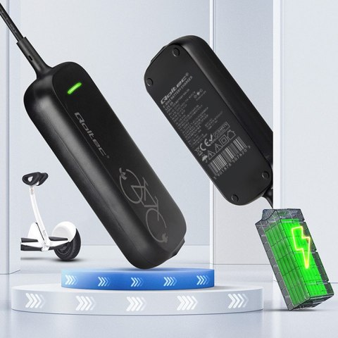 Qoltec Szybka Ładowarka Pro do roweru Bosch 36V | 42V | 2A | Bosch plug | wodoodporna +kabel zasilający
