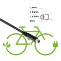 Qoltec Szybka Ładowarka do roweru skutera elektrycznego XIAOMI 36V | 42V | 2A | 8.0*8.0mm+pin | wodoodporna +kabel zasilający