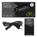 Qoltec Szybka Ładowarka do roweru skutera elektrycznego XIAOMI 36V | 42V | 2A | 8.0*8.0mm+pin | wodoodporna +kabel zasilający