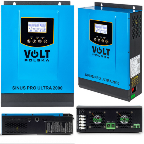 Zestaw Solarny Sinus pro Ultra 1000W/2000VA 2xPanel 500W Aku LiFePO4 100Ah Zestaw Solarny Sinus pro Ultra 1000W/2000VA 2xPanel 500W Aku LiFePO4 100Ah