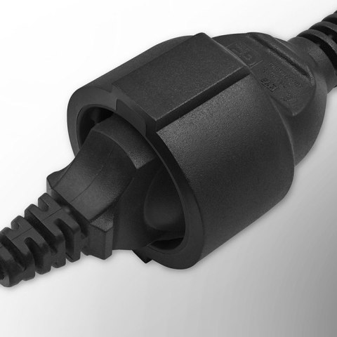 Qoltec Adapter IEC 320 C14/ FRENCH | 0.15m Qoltec Adapter IEC 320 C14/ FRENCH | 0.15m