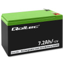 Qoltec Akumulator AGM | 12V | 7.2 Ah | max 108A Qoltec Akumulator AGM | 12V | 7.2 Ah | max 108A