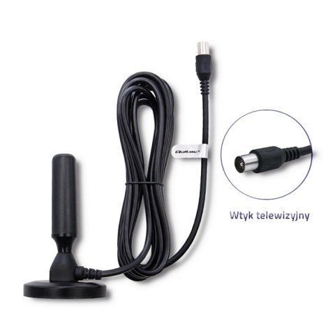 Qoltec Antena telewizyjna DVB-T2 Qoltec Antena telewizyjna DVB-T2