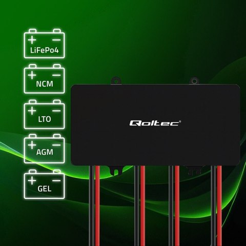 Qoltec Balanser napięcia 48V do akumulatorów 4 x 12V | 10A | LiFePO4 AGM GEL Qoltec Balanser napięcia 48V do akumulatorów 4 x 12V | 10A | LiFePO4 AGM GEL