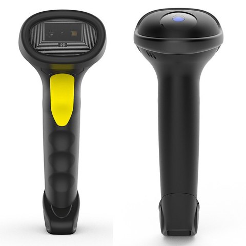 Qoltec Skaner czytnik kodów kreskowych i QR | 1D 2D | USB | Bluetooth