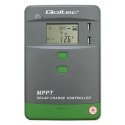 Qoltec Solarny regulator ładowania MPPT z czujnikiem temperatury 40A |12V / 24V | LCD | 2 x USB | Bluetooth | APP | GEL | LiFePO Qoltec Solarny regulator ładowania MPPT z czujnikiem temperatury 40A |12V / 24V | LCD | 2 x USB | Bluetooth | APP | GEL | LiFePO