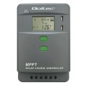 Qoltec Solarny regulator ładowania MPPT z czujnikiem temperatury 50A |12V / 24V | LCD | 2 x USB | Bluetooth | APP | GEL | LiFePO Qoltec Solarny regulator ładowania MPPT z czujnikiem temperatury 50A |12V / 24V | LCD | 2 x USB | Bluetooth | APP | GEL | LiFePO