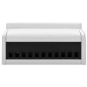 Qoltec Trójfazowy dwukierunkowy elektroniczny licznik | miernik zużycia energii na szynę DIN | 400V | 100A | LCD | 4P