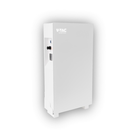 Magazyn Bank Energii V-TAC Biały Szklany Front 10.24kWh 200Ah/51.2V LiFePO4 BMS VT-10240W Magazyn Bank Energii V-TAC Biały Szklany Front 10.24kWh 200Ah/51.2V LiFePO4 BMS VT-10240W