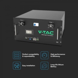 NISKONAPIĘCIOWY MAGAZYN ENERGII VT-48200B BATERIA LFP O POJEMNOSCI 9,6 kWh
