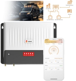 Ładowarka 3-w-1 SRNE: Sieć publiczna + PV + Alternator 30A