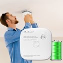 Qoltec Certyfikowany bezprzewodowy Czujnik dymu z baterią | Tuya | Wi-fi | żywotność sensora 10 lat | alarm 85dB | LED Qoltec Certyfikowany bezprzewodowy Czujnik dymu z baterią | Tuya | Wi-fi | żywotność sensora 10 lat | alarm 85dB | LED