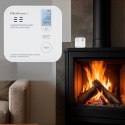Qoltec Certyfikowany bezprzewodowy Czujnik tlenku węgla (czadu) z baterią | detektor CO | żywotność sensora 10 lat | alarm 85dB Qoltec Certyfikowany bezprzewodowy Czujnik tlenku węgla (czadu) z baterią | detektor CO | żywotność sensora 10 lat | alarm 85dB