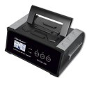Qoltec Inteligentna mikroprocesorowa ładowarka 12V 24V 25A| Prostownik z funkcją naprawy do akumulatora AGM GEL SLA | LCD