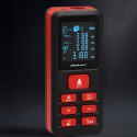 Qoltec Precyzyjny cyfrowy dalmierz laserowy | podświetlany LCD | 120m Qoltec Precyzyjny cyfrowy dalmierz laserowy | podświetlany LCD | 120m