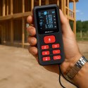 Qoltec Precyzyjny cyfrowy dalmierz laserowy | podświetlany LCD | 120m Qoltec Precyzyjny cyfrowy dalmierz laserowy | podświetlany LCD | 120m