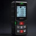 Qoltec Precyzyjny cyfrowy dalmierz laserowy z poziomicą | podświetlany LCD | 120m Qoltec Precyzyjny cyfrowy dalmierz laserowy z poziomicą | podświetlany LCD | 120m