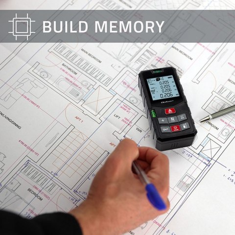 Qoltec Precyzyjny cyfrowy dalmierz laserowy z poziomicą | podświetlany LCD | 120m Qoltec Precyzyjny cyfrowy dalmierz laserowy z poziomicą | podświetlany LCD | 120m