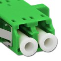 Qoltec Adapter światłowodowy LC/APC | Duplex | Singlemode