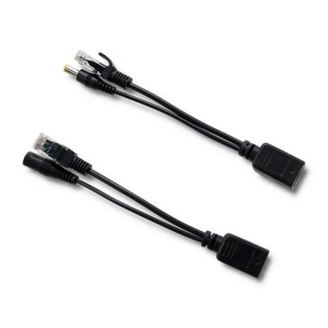 Qoltec Adapter zasilania PoE | LAN | RJ-45