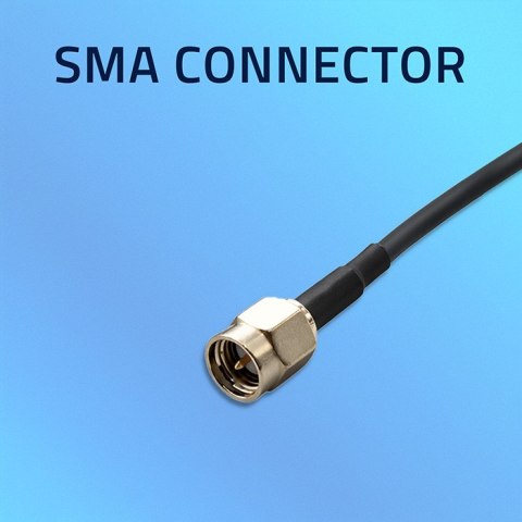 Qoltec Antena 4G LTE z podstawą magnetyczną| 5dBi | dookólna | wewnętrzna | 600-2700 MHz | SMA | 3m