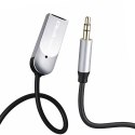 Qoltec Bezprzewodowy adapter odbiornik dźwięku Audio HiFi Home&Car| Bluetooth 6.0 | 2 x RCA | 1 x AUX 3.5mm| USB | Mikrofon
