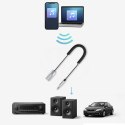Qoltec Bezprzewodowy adapter odbiornik dźwięku Audio HiFi Home&Car| Bluetooth 6.0 | 2 x RCA | 1 x AUX 3.5mm| USB | Mikrofon