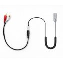 Qoltec Bezprzewodowy adapter odbiornik dźwięku Audio HiFi Home&Car| Bluetooth 6.0 | 2 x RCA | 1 x AUX 3.5mm| USB | Mikrofon
