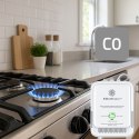 Qoltec Certyfikowany bezprzewodowy czujnik tlenku węgla (czadu) | detektor CO | alarm 85dB | LED