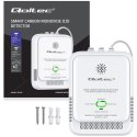 Qoltec Certyfikowany bezprzewodowy czujnik tlenku węgla (czadu) | detektor CO | alarm 85dB | LED