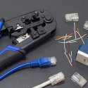 Qoltec Kabel Patchcord sieciowy skrętka UTP| Miedziany Cu |CAT6 | High speed 1Gb/s | LAN | 25m | szary