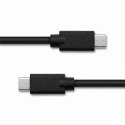 Qoltec Kabel USB 2.0 typ C męski | USB 2.0 typ C męski | 1.4m | Czarny