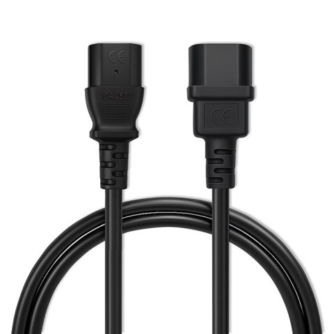 Qoltec Kabel zasilający do UPS | C13/C14 | 1.8m