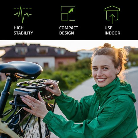 Qoltec Ładowarka do roweru elektrycznego 36V | 42V | 2A | 3P XLR-18mm +kabel zasilający